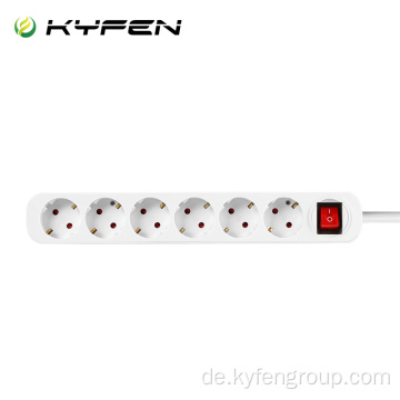 6-Wege Deutsch Schuko Extension Plug